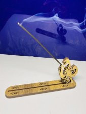 Otantik Ahşap Tütsü kayığı (Tutsu Hediyeli) - 1