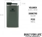 Stanley Klasik Paslanmaz Çelik Cep Matarası 0.23 Lt thumbnail 2