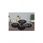 CVS DN 20008 7 PARÇA GRANİT TENCERE SETİ-METAL KULP DN-20008-M - 1