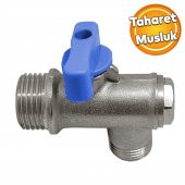 Aç Kapa Vanalı Filtreli Taharet Musluğu Sağlam Ara Musluk Wc Klozet 0473 - 1