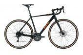 28J BİSAN ALL TRAIL ECO CLARIS 16V GRAVEL BİSİKLETİ - MAT SİYAH TURUNCU - 52 KADRO - 1