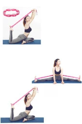 Ciwaa Pilates Yoga Jimnastik Egzersiz Esneme Kemeri - 2