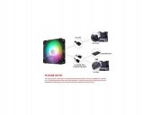 XASER CF04 ARGB Sessiz 12cm 4lu Set Kasa Fanı - 2