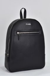 Fossil Unisex Laptop & Evrak Deri Sırt Çantası Siyah 2034 - 2