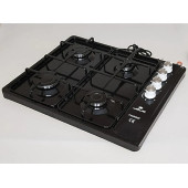 Uğur Set Üstü 4 gözlü Siyah  Tüplü (Lpg) Çakmaklı Ocak - 1