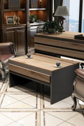 Givayo Mobilya Swan Ofis Sehpası Çırağan Antrasit - 1