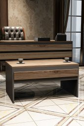 Givayo Mobilya Swan Ofis Sehpası Çırağan Antrasit - 2