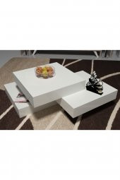 Givayo Mobilya Swm84 Orta Sehpa Beyaz - 1