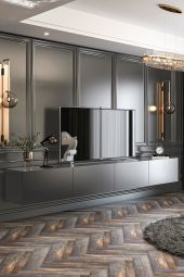 Givayo Mobilya Milan Tv Ünitesi Duvara Monte - Ayaklı Kullanım 240 Cm - 1