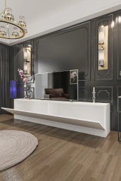 Givayo Mobilya River Tv Ünitesi Beyaz 180 Cm - 3