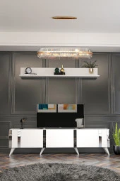 Givayo Mobilya Neva Tv Ünitesi 180cm Beyaz-gümüş - 3