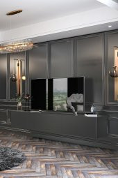 Givayo Mobilya Bodrum Tv Ünitesi Duvara Monte - Ayaklı Kullanım 180 Cm - 2