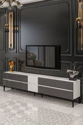 Givayo Mobilya Aragorn Tv Ünitesi 200cm Antrasit Beyaz - 1