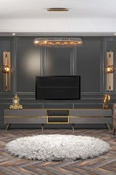 Givayo Mobilya Arwen Tv Ünitesi 235cm Ceviz Antrasit - 2