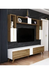 Givayo Mobilya Assos Tv Ünitesi Ceviz Beyaz - 3