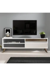 Givayo Mobilya Lupin Tv Ünitesi Ceviz Beyaz - 4