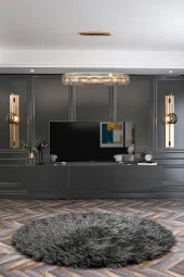 Givayo Mobilya Bodrum Tv Ünitesi Duvara Monte - Ayaklı Kullanım 180 Cm - 3