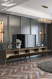 Givayo Mobilya Milan Tv Ünitesi Duvara Monte - Ayaklı Kullanım 240 Cm - 4