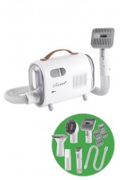 Kiwi Kiwipets Evcil Hayvan Bakım Seti Kedi ve Köpek Tıraş Makinası - Kurutma ve Vakumlu Tarama Seti Kppc-10890 - 1