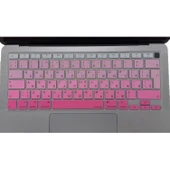 Rusça Klavye Koruyucu Macbook Air M1 Kılıfı (TouchID'li Air) A2179 A2337 ile Uyumlu Gradient thumbnail 2
