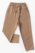 Çift Cepli Lastikli Bel Gabardin Erkek Çocuk Pantolon - 6