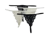 ASM1238 Kadın 4 Lü Renkli Dantel Çağırıcı İsteğim String - 1