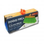 Doğuş Flaş Kutulu Oto Yıkama Fırçası, Kıl Boyu 9,5 cm. Su Hortumu Girişli x 12 Adet (13007) - 1