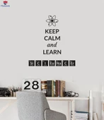 Oturma Odası, Ofis, Dükkan Duvar Sticker Bilim Alıntı Kimyasal Laboratuvar Kimya Laboratuvarı Okul Sınıf Çıkartmaları - 1