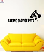 Oturma Odası, Ofis, Dükkan Duvar Sticker Etiketler Motivasyon Alıntı Evcil Hayvanların Bakımı İlham Veren Mektuplar thumbnail 1