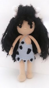 Taş Devri Bebek Amigurumi Organik Oyuncak - 1