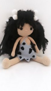 Taş Devri Bebek Amigurumi Organik Oyuncak - 2