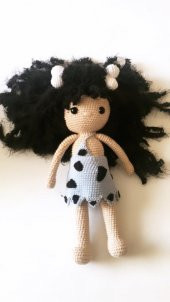 Taş Devri Bebek Amigurumi Organik Oyuncak - 4