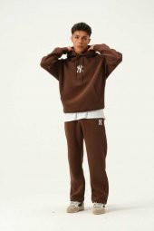 UNISEX NEW YORK BASKILI 3 İPLİK EŞOFMAN TAKIMI - 2