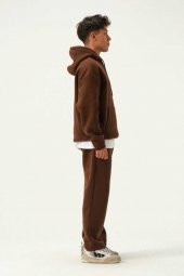 UNISEX NEW YORK BASKILI 3 İPLİK EŞOFMAN TAKIMI - 3