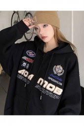 MOTORSPORT OVERSİZE KALIN SWEATSHİRT thumbnail 1