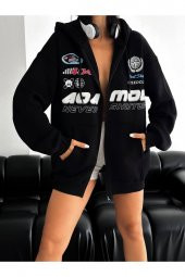 MOTORSPORT OVERSİZE KALIN SWEATSHİRT thumbnail 2