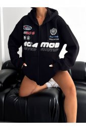 MOTORSPORT OVERSİZE KALIN SWEATSHİRT thumbnail 3