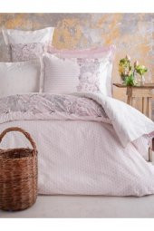 Apricitas Home Grace Senses Tek Kişilik 100 Pamuk Pike Takımı Pink - 1