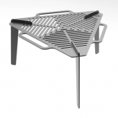 Portatif Üçgen Izgara Mangal Taşınabilir sağlam - 8