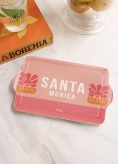 The Mia TPS0062 Santa Mini Tepsi Fuşya 24x14 Cm - 2