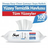 Sleepy Easy Clean Çamaşır Suyu Katkılı Yüzey Temizlik Havlusu 100 Yaprak 2 Paket - 1