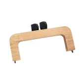 Ahşap Burs Renkli Boncuklu - Natürel 20CM - 6