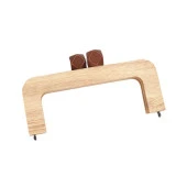 Ahşap Burs Renkli Boncuklu - Natürel 20CM - 8