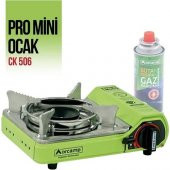 ORCAMP PORTATİF CK-506 KIRMIZI OCAK MİNİ ELOKSAL PLASTİK ÇANTALI KIRMIZI 7814 - 4