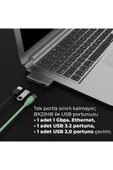 Bix BX22HB Usbden 2 Bağlantı Noktalı Ethernet USB 3.2 Hub - 5
