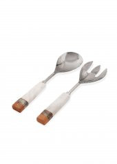 The Mia SNM0269 Mermer Salata Servisi 2 Li Set - 1