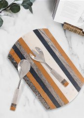The Mia SNM0269 Mermer Salata Servisi 2 Li Set - 3