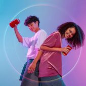 Anker Soundcore Flare II 20W Kablosuz Bluetooth Hoparlör - 360° Ses - Kırmızı- A3165 (Anker Türkiye Garantili) thumbnail 3