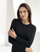 6 Adet Şahinler Bayan Likralı Uzun Kollu Bisiklet Yaka Atlet B192 thumbnail 3