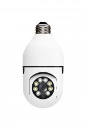 Cmr-19 Wifi 360 Panoramik Ampul Kamera Gece Görüş Ses Akıllı Hareket Algılayıcı Güvenlik Kamerası - 2